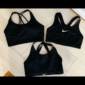 (3) Sz Large Nike Sport Bras